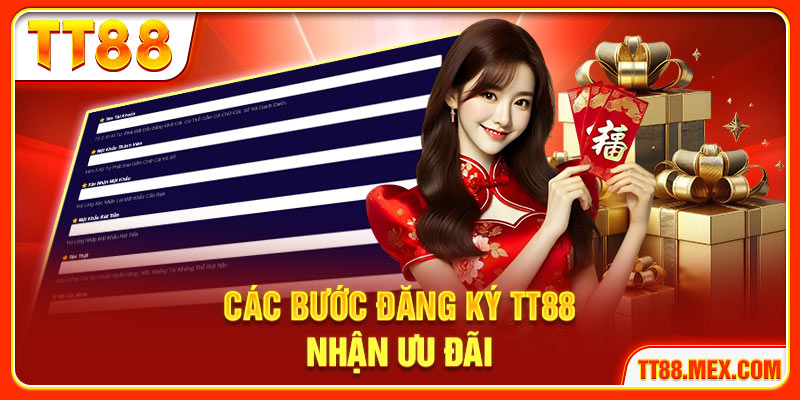 Các bước đăng ký TT88 nhận ưu đãi